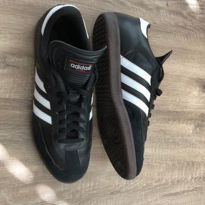 Adidas Classic Samba Black White Sneaker Shoes Indoor Soccer Mens Sz 12.